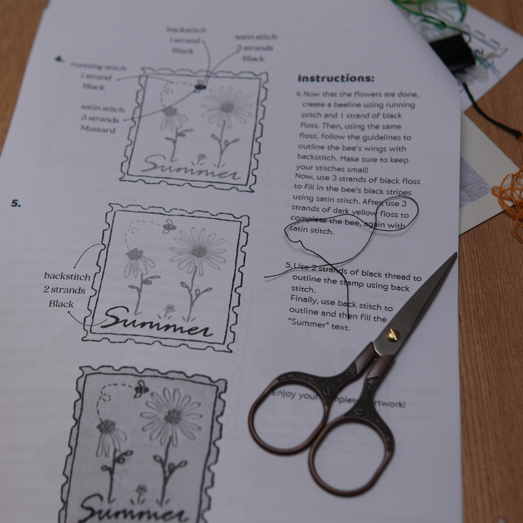 Summe Daisies Embroidery Pattern PDF Digital Download