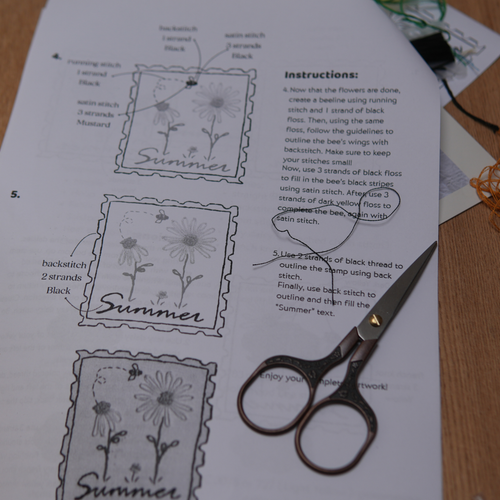 Summe Daisies Embroidery Pattern PDF Digital Download